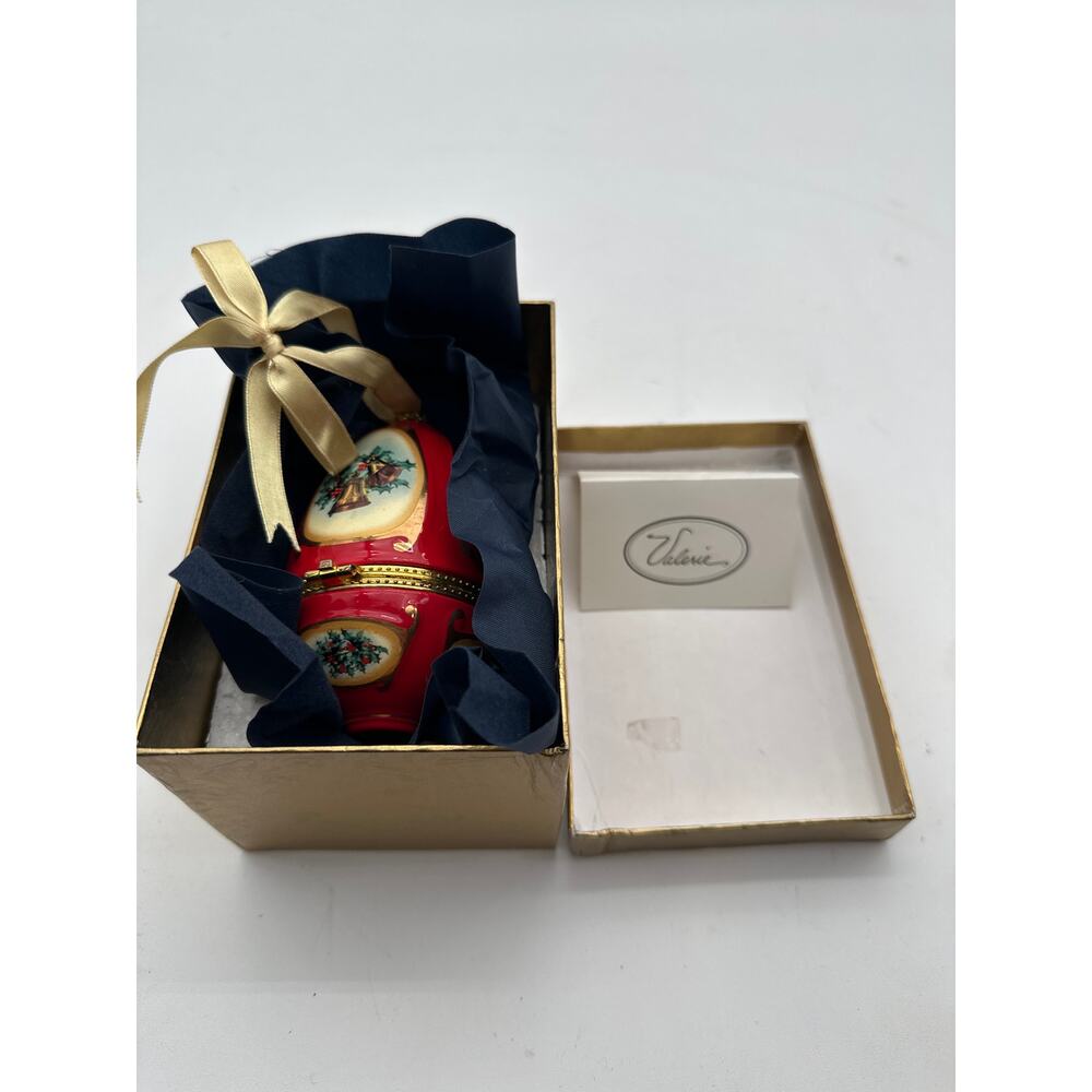Egg ornament Valerie musical Hart Christmas bells